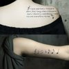 Oottati 2 Sheets Small Cute Temporary Tattoo Stickers Music Notes Finger for Men Women Teens