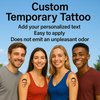 Funny Face Temporary Tattoos – Custom Fake Tattoos for Bachelorette Party Favors, Photo Booths & Pranks – Personalized Tattoo Gift Ideas