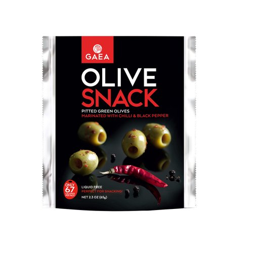 Olive Snack Packs, Chili & Black Pepper, 2.3 Ounce (Pack of 8)