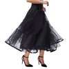 GRACE KARIN Net Bridal Crinoline Petticoat for Wedding Dress (S,Black)