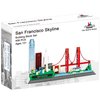 Apostrophe Games San Francisco Skyline Building Block Set (459 Pieces) Features Golden Gate Bridge and More - Architecture Landmark Model for Kids and Adults