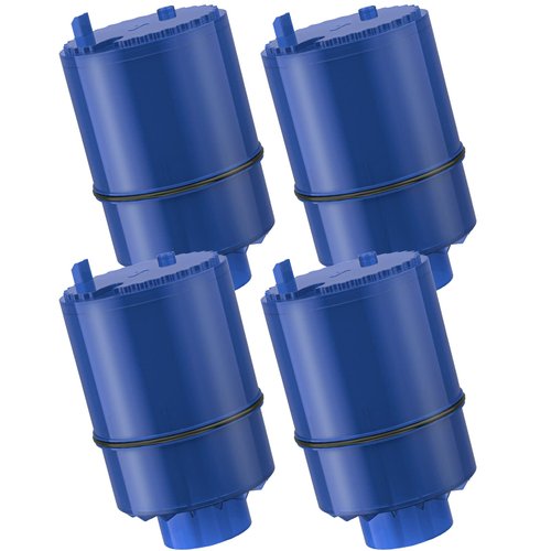 4-Pack Water Filter Replacement for PUR, PUR PLUS Faucet Water Filtration System, NSF Certified, Replace Mineral Core Faucet Mount Water Filter