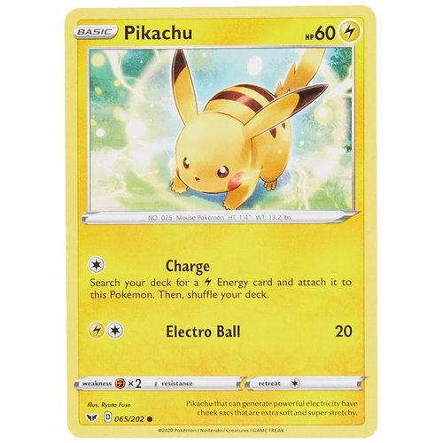 3. 5 Assorted Pikachu Pokemon Cards