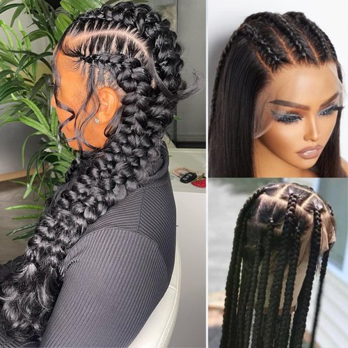 MOMOSHERO Straight Real Full Lace Human Hair Wigs HD Transparent Lace 180 Density, 12A Part Anywhere Glueless Full Lace Wig Pre Plucked 100% Virgin Hair Breathable Full Scalp Wig For Black Women 8 IN