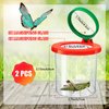 Insert Bug Viewer for Kids, 4PCS Magnifying Insect Box Bug Catcher Kit for Kids Bug Magnifier Container Critter Insect Bug Cage Bug Jar, Magnifier Backyard Explorer Insect Bug Viewer Collecting Kit