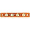 Swanson TL043M 9-Inch Savage Magnetic Torpedo Level, Orange