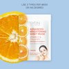 Skin Aesthetics Vitamin C & Collagen Sheet Face Mask - Reduce Wrinkles & Age Spots, Moisturizes, Hydrating & Advanced Brightening Sheet Mask - Cruelty Free Korean Skin Care - All Skin Types - 5 Masks
