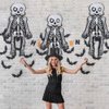 Skeleton Man Balloon Halloween Balloons Skeleton Balloons for Halloween Themed Party Supplies Birthday Party Decorations Halloween Party Decorations Balloons Party Sets-3PCS