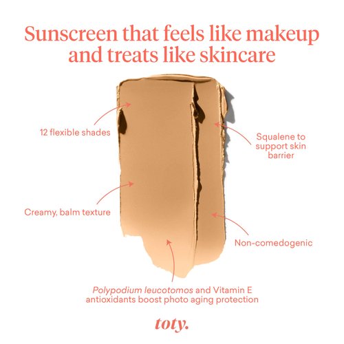 Ilumina CC Creamy Compact SPF 50+ Mineral Broad Spectrum Sunscreen for Face - Tinted Blurring Balm SPF- Matte, Light Coverage - Water & Sweat Resistant - All Skin Types - By Sofia Vergara, 10g 4N