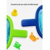 Baby Bath Toys 1 Pcs Crab Animals Fishing Net with 2 Pcs Water Floating Sea Animals Crab Toys, Bathroom Pool Water Floating Accessory Duck Crab Frog Fishing Play Set for Toddlers