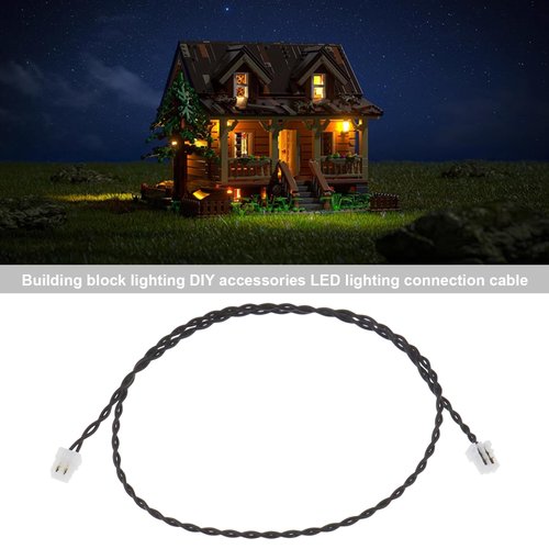 The Lord of the Tools 3Pcs Connection Cables Compatible with Lego Or All Other Building Blocks Power Functions Extension Wire Power Connective Cord 15cm/ 5.9inch