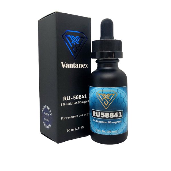 Vantanex RU58841 5%(50mg/mL) 1 Fl. Oz, Clear