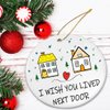 Neighbor Christmas Ornaments 2024, Chance Made Us Neighbors, Neighbor for Neighbors and Friends, Best Neighbor Gifts - Hello Neighbor