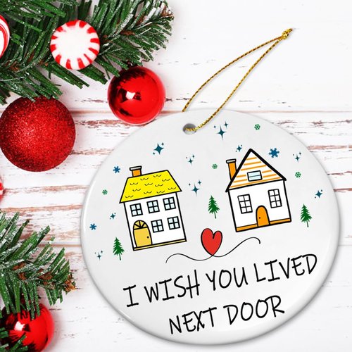 Neighbor Christmas Ornaments 2024, Chance Made Us Neighbors, Neighbor for Neighbors and Friends, Best Neighbor Gifts - Hello Neighbor