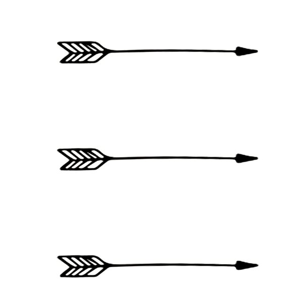 Simply Inked Minimal Temporary Tattoo Designs (Minimal Arrow)