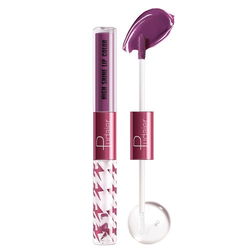 Espoce Liquid Lipstick with Clear Lip Gloss, Liquid Lip Color Lip Makeup, Long-Lasting Non-Stick Cup Not Fade High Pigmented, 0.14 Oz (15)