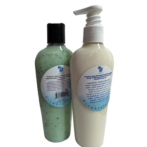 Pilar Cyst/Cyst Reduction Shampoo and Conditioner Hair and Scalp Treatment, For Those Who Have Problems With Inflamed Hair Follicles, Pustules, Bumps, Lumps and Cysts, 8 Fluid Oounces