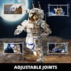 TYCOLE City Space Astronaut Building Toy Set -Translucent Classic Spaceman Model Building Block Set with Display Stand,Home or Office Decor,Idea Christmas Birthday Gift for Adults&Kids 8+ (860PCS)