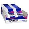 GU Energy Chews, Blueberry Pomegranate Energy Gummies with Electrolytes, Vegan, Gluten-Free, Kosher, and Dairy-Free On-The-Go Energy for Any Workout, 12 Bags (24 Servings Total)