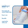 Brownmed - Seal-Tight Original Cast & Bandage Protector - Waterproof Adult Leg Cast Cover for Shower & Swimming - Foot Cover & Shower Bag for Leg Cast - Adult Short Wide Leg