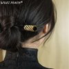 Qvunwlin 8 PCS Wooden Hair Sticks Chopsticks, Bun Hair Sticks Rhinestones Hair Chopsticks Vintage Hair Pin Diy Chinese Hair Accessory for Girl Women