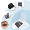 Lash Clusters 70 Pcs Cluster Lashes Eyelash Clusters DIY Cluster Eyelash Extensions Individual Lashes Thin Band & Soft(Cyclone,D-8-16mix)