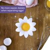 Peleg Design Daisy Plastic Egg Separator, Egg White Yolk Divider Kitchen Gadgets Baking Tools Egg Extractor, Cute Flower Design