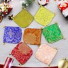 Lzttyee 30Pcs Silk Brocade Embroidered Drawstring Jewelry Pouch Bag Gift Bags Baskets Drawstring Coin Purse (Random Color)