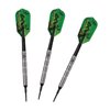 Viper by GLD Products Sidewinder 80% Tungsten Soft Tip Darts, Ridgeback, 18 Grams,Silver,21-3227-18