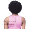 INSTASTYLE Short Curly Pixie Cut Lace Front Wigs 6 inch, 13X1 Human Hair HD Lace Front Wigs Plucked for Women 6 Inch, Natural Black