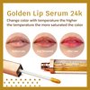 Generic 24k Golden Lip Serum | Hydrating Color-Changing Lip Gloss for Women - Moisturizing Lip Oil with Jojoba & Almond Oil, Vitamin E, for Dry Lips, 3 ml, Pink