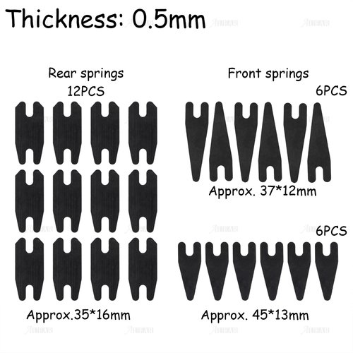 AUEAR 24PCS Tattoo Spring Set Front Back Rear Tattoo Machine Repair Springs Supplies Kit