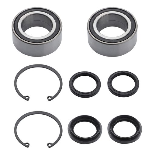 Kaloeou Wheel Bearings Front and Seals Fit for Foreman 400 TRX400/ 500 TRX500/ Rubicon 500 TRX500/ Rincon 650 TRX650 Rincon 680 TRX680 Replaces 91209-HN2-003 91256-HM7-003 91256-HP0-A01 94520-55000