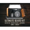 Viking Revolution Beard Care Kit for Men - Kit includes 100% Boar Beard Brush, Wooden Comb, Beard Balm, Beard Oil, Beard & Mustache Scissors in a Metal Box