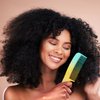 Allegro Comb 1004 Wide Tooth Detangling Hair Combs For Women, Stylists & Curly Hair Teasing Comb Mens Comb 1 Piece. (Flora's Festive)