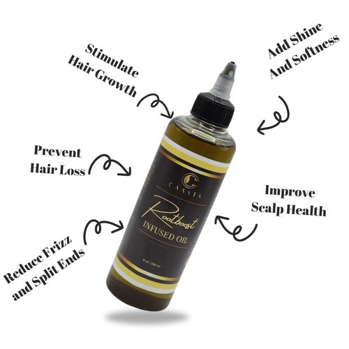 Infused Oil, Hair Growth Serum and Strengthening, Natural, and Organic Hair Oil with Essential Oils and Ayurvedic Ingredients, Scalp Treatment for All Hair Types, Anti-Hair Loss & Thickening
