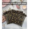 Jexila 100PCS Black Organza Bags 5''X7'' Small Mesh Gift Bags Drawstring Jewelry Bag for Birthday Wedding Party Favor Halloween Goodie Candy Bags