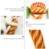 DOITOOL 1pc Bread Toy Loaf Bread Stuffed Puppy Dog Plush Food Pattern Stuffed Plush Cat Accessory Interaction Cat Teaser Plush Cat Teaser Funny Pet Supply Vocalize Accessories