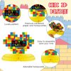 10 Pcs Building Block Birthday Party Supplies Building Block Table Centerpieces Building Block Party Decorations Building Block Honeycomb Centerpiece Building Block Table Decoration for Birthday Party