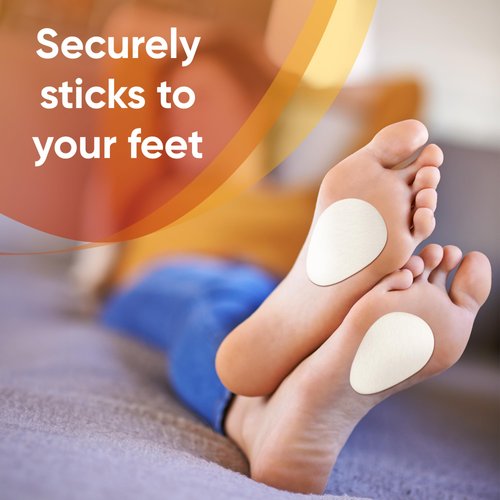 Homergy Metatarsal Pads for Women and Men - 12 Piece, 1/4'' Thick, Ball of Foot Cushions - All Day Pain Relief and Comfort - Forefoot Pads and Sole Support for Metatarsalgia, Mortons Neuroma