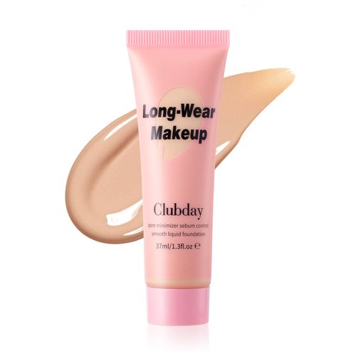 Clubday Liquid Foundation Full coverage Long-Lasting Buildable Weighless Foundation Cream Active Wear Color Stay Makeup-08