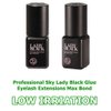 Sky Lady Black Glue Eyelash Extensions 5ml / Professional Max Bonding Strength Lash Glue / 1-3 Sec Fast Drying / 5-6 Weeks Retention