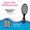 Wet Brush Speed Dry Hair Brush, Gravel (Terrain Textures) - Vented Design and Ultra Soft HeatFlex Bristles Are Blow Dry Safe With Ergonomic Handle Manages Tangle and Uncontrollable Hair - Pain-Free