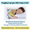 Bedtime Board Game for Parents, Toddlers & Preschoolers Ages 3-6, Playing Time 15-20 Minutes, Easy Game to End Bedtime Struggles, and get Better Sleep for Kids