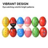 Easter Basket Stuffers, 12 Pcs Wooden Easter Eggs for Kids Babies, Egg Shakers Musical Percussion Instruments for Valentines Easter