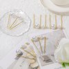 AOZUO 15 Pcs Pearl Bobby Pins, Gold Pearl Hair Pins Elegant Pearl Hairpins in 3 Size Wedding Hair Clip Barrettes Hair Accessories for Brides Bridesmaid Women Girls