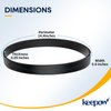KEEPOW Replacement Belts Compatible with Hoover High Performance Vacuum Cleaner Elite Swivel XL Pet Upright Vacuum UH75200, UH75210, UH75250, UH75110, UH75100, UH75150, UH75160 Series, 2 Pack