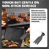 Grill Scraper for George Foreman Indoor Grills & Most Other Indoor Grills with Grooves, Heat-Resistant Grill Spatula