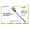 Williams JHWM-52EHFA 1/4-Inch Drive Enclosed Flex Head Ratchet with Chrome Finish