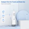 Cordless Water Flosser Teeth Cleaner Dental Oral Irrigator Picks Portable and Rechargeable 310ml Water Tank IPX7 Water Proof for Home and Travel Infiwarden (White)